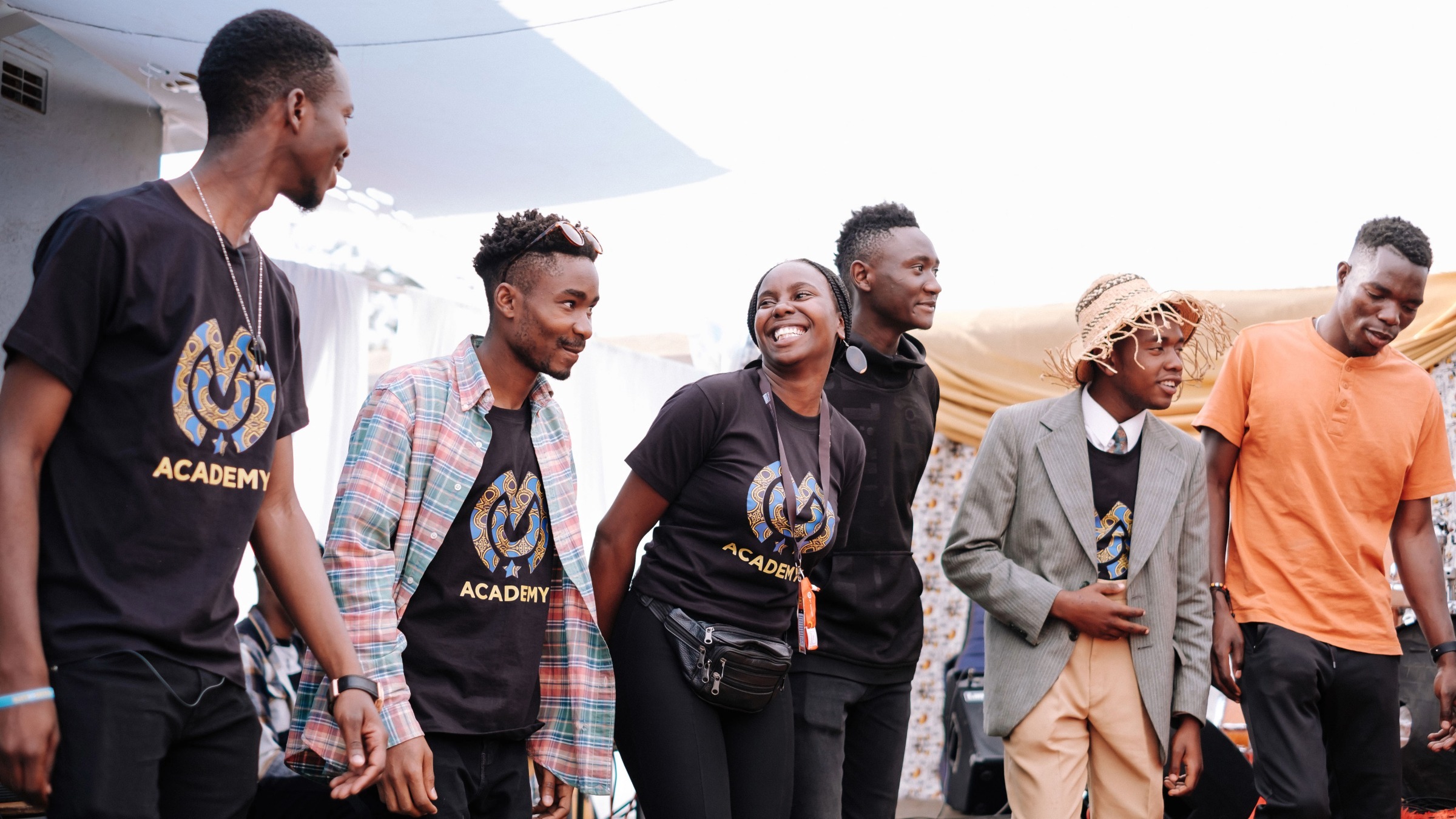 A group of students at Music Crossroads